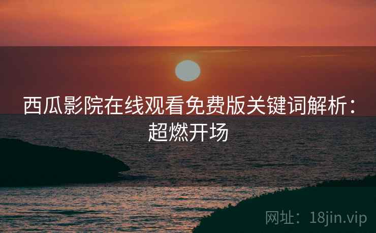 西瓜影院在线观看免费版关键词解析：超燃开场