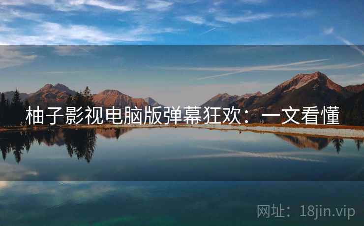 柚子影视电脑版弹幕狂欢：一文看懂